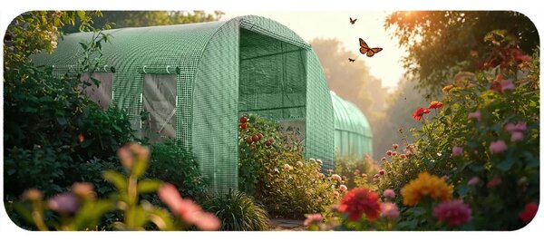 Vrtni tunel 3 x 6 m (18 m2) Plonos, zelena