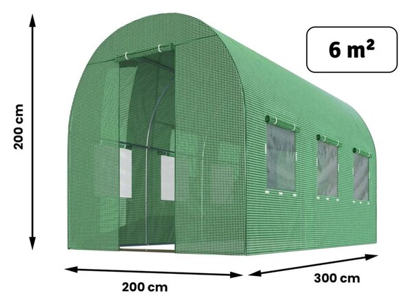 Vrtni tunel 2x3m 6m2 Plonos