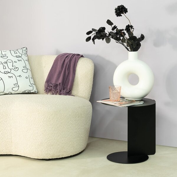 Metalni okrugao pomoćni stol ø 40 cm Salsa – Spinder Design