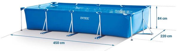 Bazen s okvirom 450x220x84cm 16u1 Intex 28274