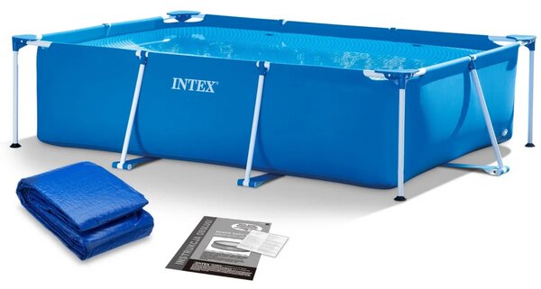 Vrtni bazen s okvirom 300 x 200 x 75 cm 2 u 1 INTEX 28272