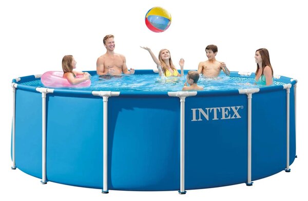 Vrtni bazen s okvirom 457 x 122 cm 12-u-1 INTEX 28242ND