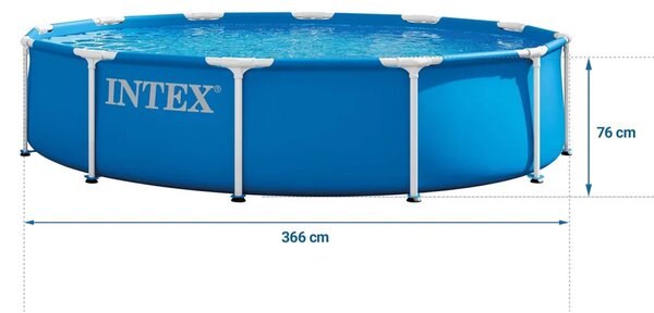 Vrtni bazen s okvirom 366 x 76 cm INTEX 28210ND