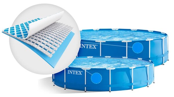 Vrtni bazen s okvirom 305 x 76 cm 15-u-1 INTEX 28202