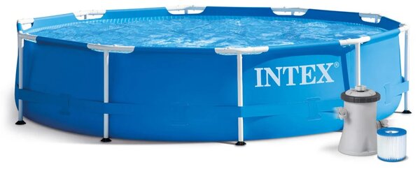 Vrtni bazen s okvirom 305 x 76 cm 15-u-1 INTEX 28202