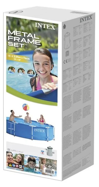 Vrtni bazen s okvirom 305 x 76 cm 15-u-1 INTEX 28202