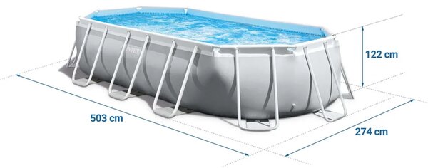 Pravokutni bazen 503x274x122cm 18u1 INTEX 26796