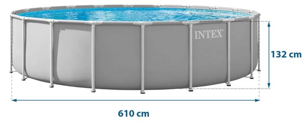 Vrtni bazen s okvirom 610x132 cm 18-u-1 INTEX 26756ND