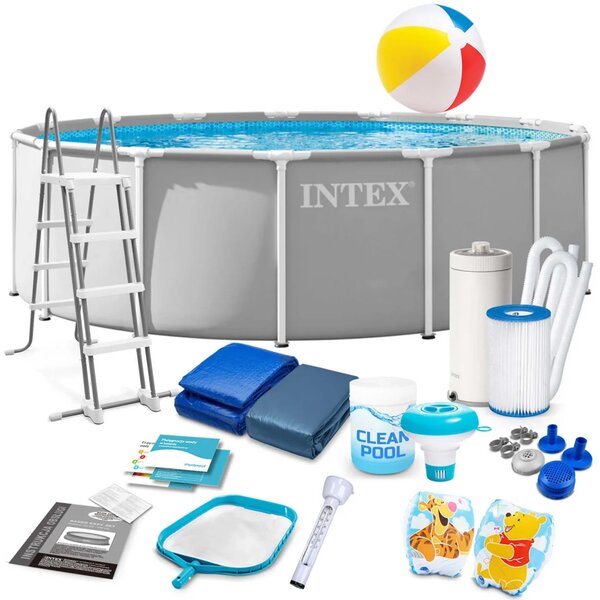 Vrtni bazen s okvirom 457 x 122 cm 17 u 1 INTEX 26726ND