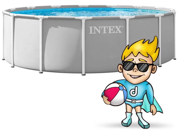 Vrtni bazen s okvirom 457 x 122 cm 17 u 1 INTEX 26726ND