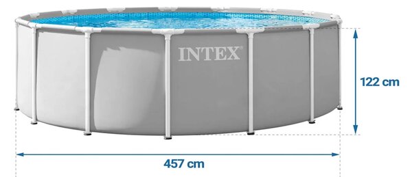 Vrtni bazen s okvirom 457 x 122 cm 17 u 1 INTEX 26726ND