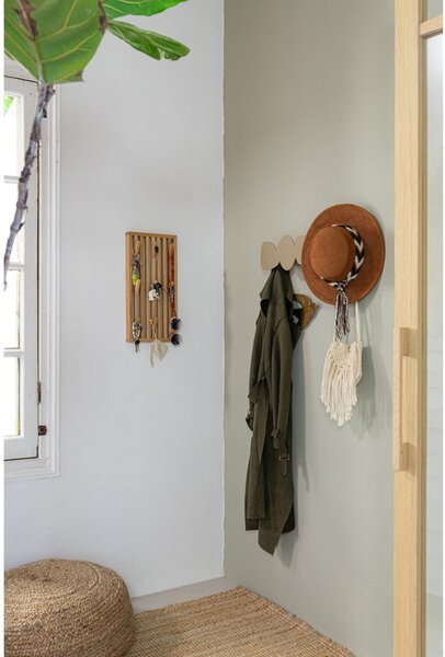 Bež metalna zidna vješalica 58 cm Tumulo – Spinder Design