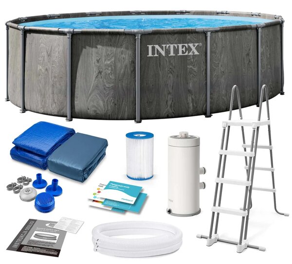 Vrtni bazen s okvirom 457 x 122 cm 12-u-1 INTEX 26742ND