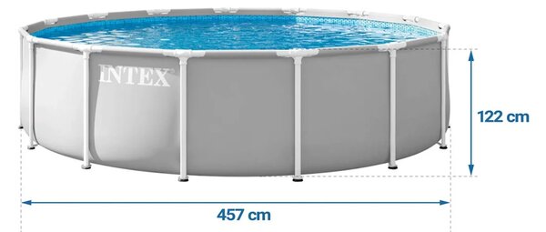 Vrtni bazen s okvirom 457 x 107 cm 12-u-1 INTEX 26724ND