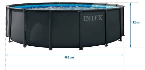 Vrtni bazen s okvirom 488 x 122 cm 11 u 1 INTEX 26326ND