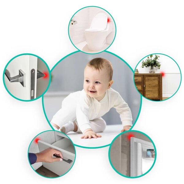 Silikonska zaštita za zid - 6 kom Ricokids RK-989