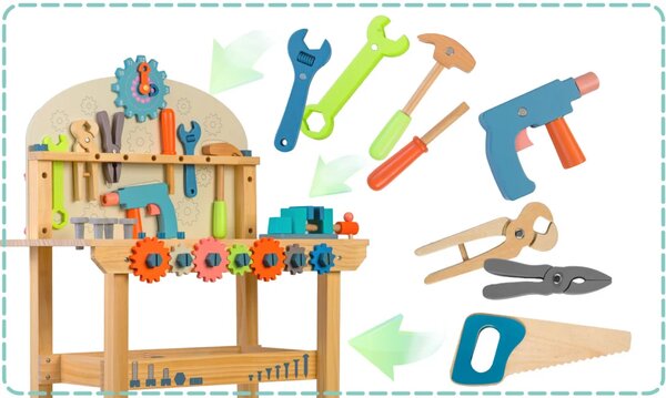 Radionica za drveni alat RK-876 Ricokids