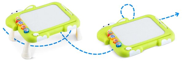 Ricokids RK-823 magnetska ploča za slaganje s tangramom za djecu, zelena