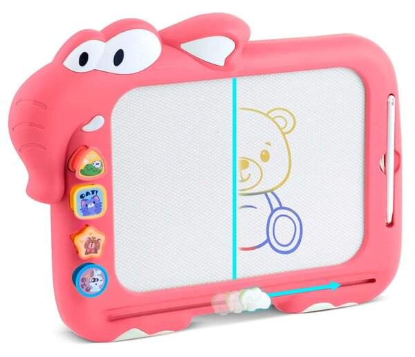 Ricokids RK-823 magnetska ploča za slaganje s tangramom za djecu, crvena