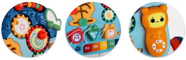 Ricokids 4-u-1 edukativni stol plavi 781900