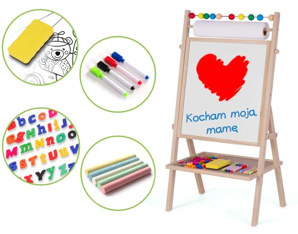 Ricokids magnetska rotirajuća ploča za pisanje kredom