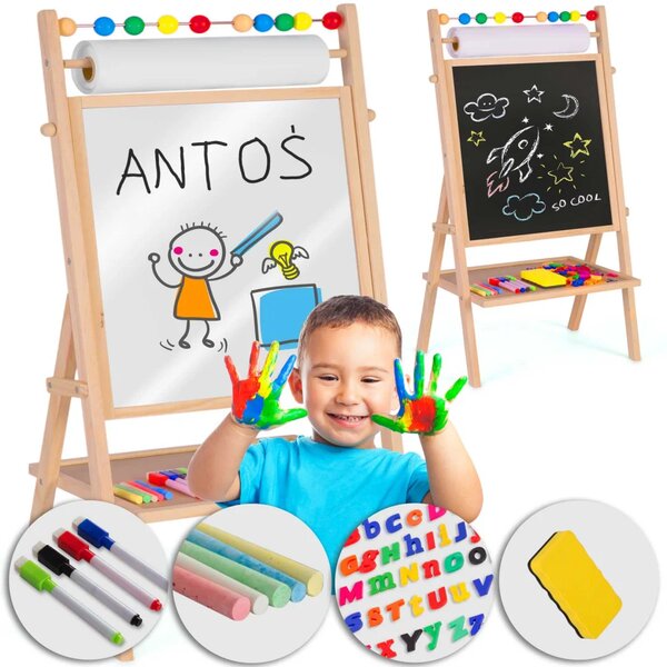 Ricokids magnetska rotirajuća ploča za pisanje kredom