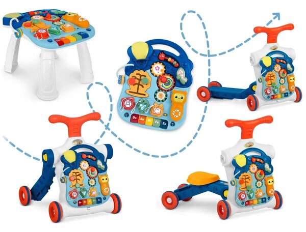 Ricokids 4-u-1 edukativni stol plavi 781900