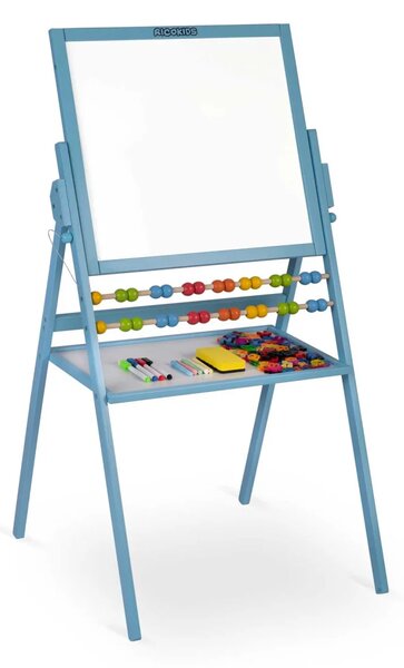 Ricokids magnetska rotirajuća ploča za pisanje kredom - plava