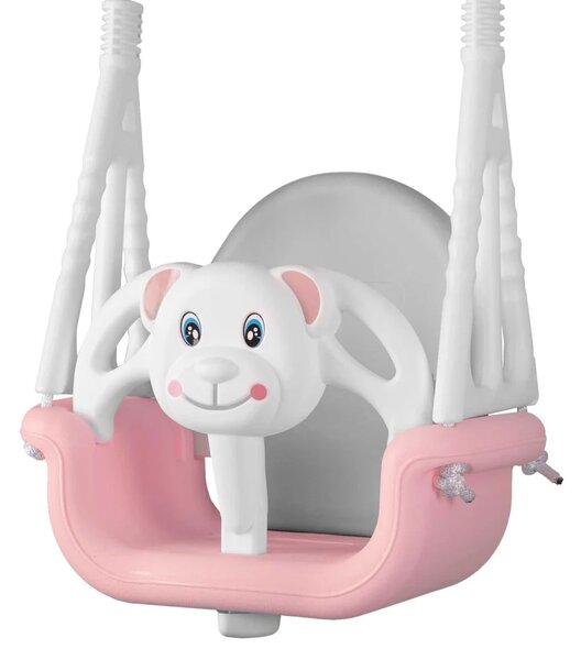 Ricokids ljuljačka s medvjedićem 3 u 1, roza