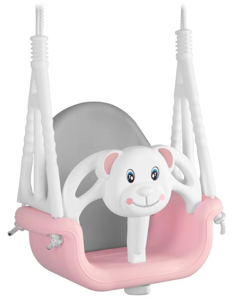 Ricokids ljuljačka s medvjedićem 3 u 1, roza