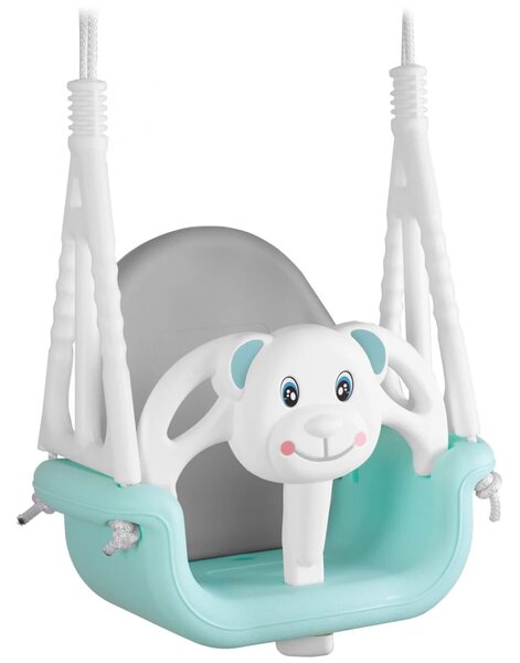 Ricokids ljuljačka s medvjedićem 3 u 1, tirkizna