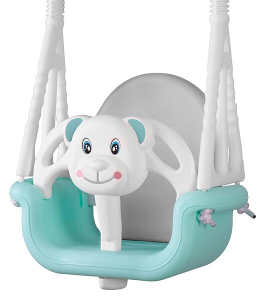 Ricokids ljuljačka s medvjedićem 3 u 1, tirkizna