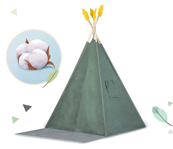 NK-406 Nukido tipi šator za djecu - zeleni