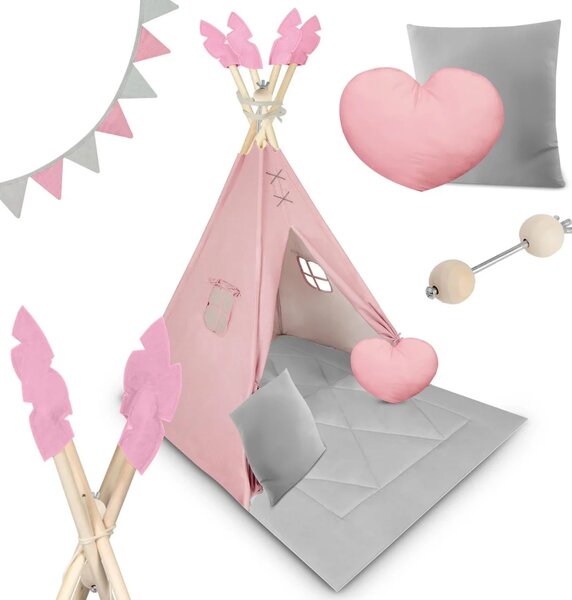 NK-406 Nukido tipi šator za djecu - roza