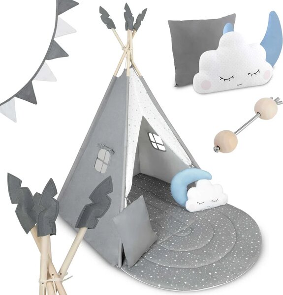 NK-406 Nukido tipi šator za djecu - sivi