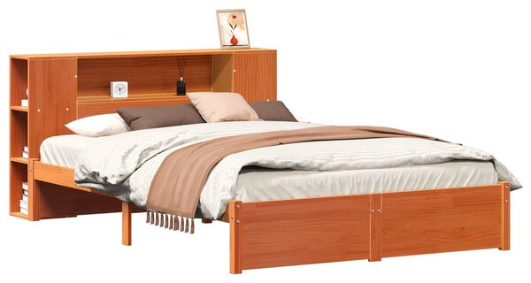 Krevet s okvirom i spremnikom s uzglavljem 2 pcs Vosak smeđa - Smeđa / 150 x 200 cm