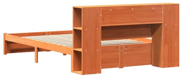 Krevet s okvirom i spremnikom s uzglavljem 2 pcs Vosak smeđa - Smeđa / 150 x 200 cm