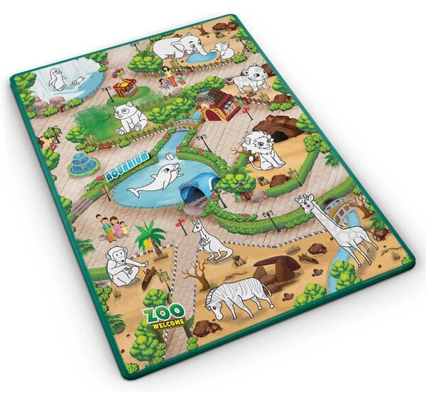 Ricokids RK-344 pjenasta podloga za bojanje, rolana, 120 x 90 x 0,3 cm, crvena