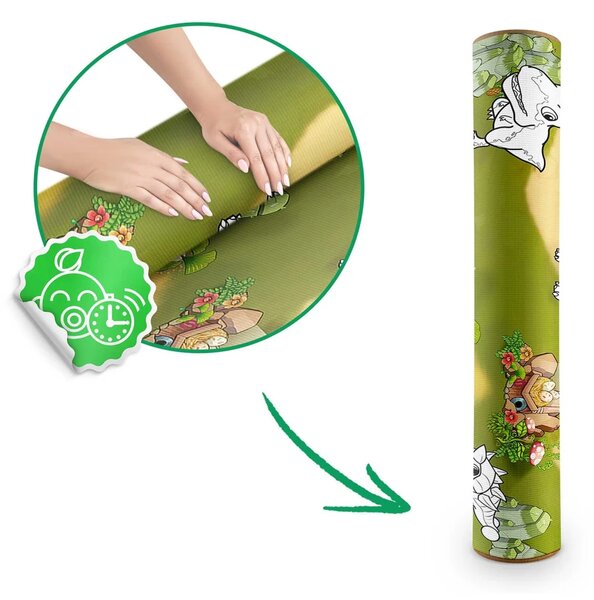 Ricokids RK-344 pjenasta podloga za bojanje, rolana, 120 x 90 x 0,3 cm, crvena, var. 734402
