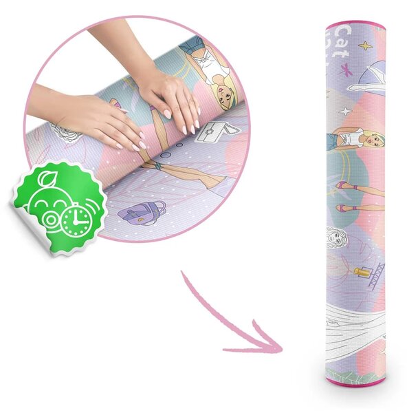 Ricokids RK-344 pjenasta podloga za bojanje, rolana, 120 x 90 x 0,3 cm, siva