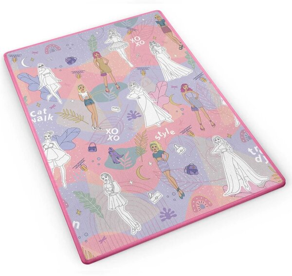Ricokids RK-344 pjenasta podloga za bojanje, rolana, 120 x 90 x 0,3 cm, siva
