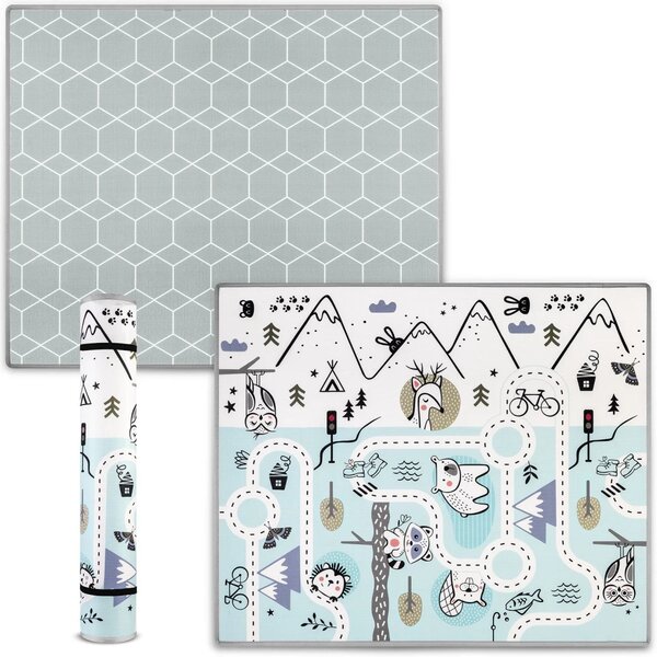 Edukativna pjenasta podloga u roli 180 x 150 x 1,5 cm Nukido NK-342, siva