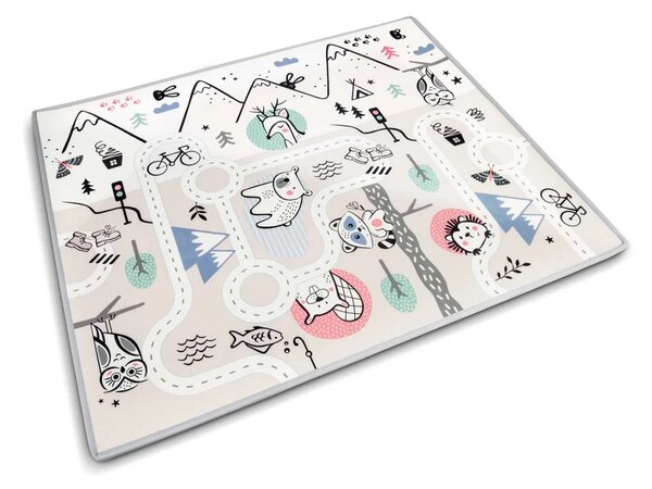 Edukativna pjenasta podloga u roli 180 x 150 x 1,5 cm Nukido NK-342, siva, var. 734201
