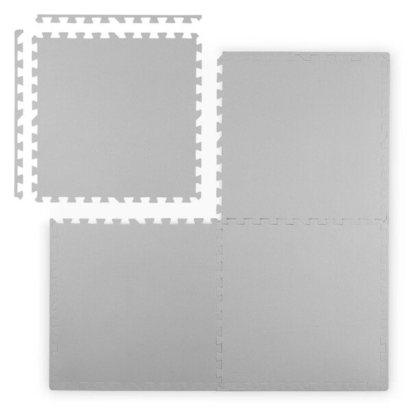 Ricokids pjenasta podloga slagalica 60×60 cm, siva