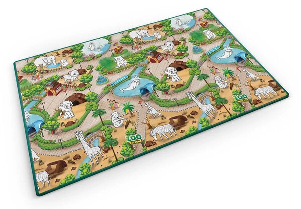 Ricokids RK-343 pjenasta podloga za bojanje, rolana, 200 x 120 x 0,3 cm, zelena