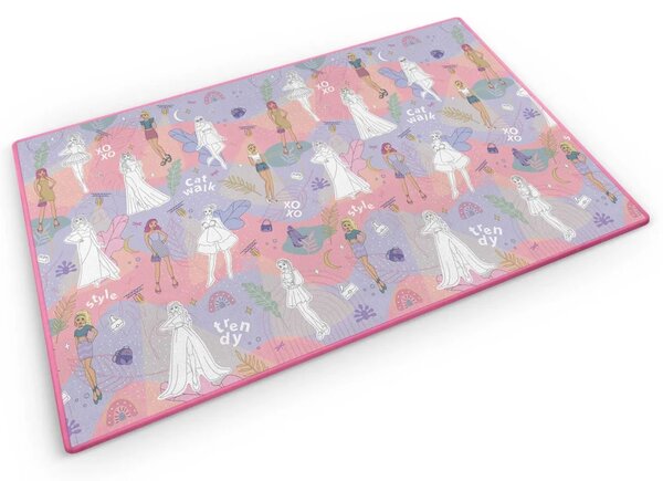 Ricokids RK-343 pjenasta podloga za bojanje, rolana, 200 x 120 x 0,3 cm, siva