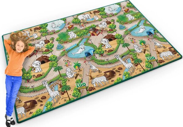 Ricokids RK-343 pjenasta podloga za bojanje, rolana, 200 x 120 x 0,3 cm, zelena