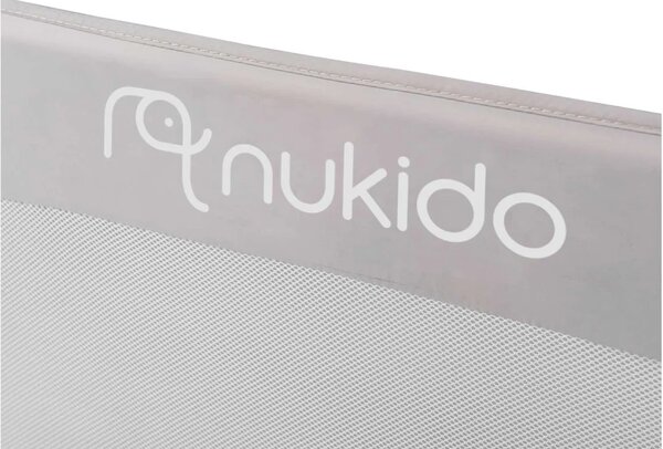 Zaštitna ograda za krevet 150 x 42 x 35 cm Nukido siva