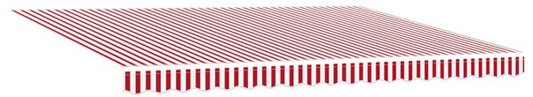 Električna retraktabilna tenda Crvena, Bijela, Antracit - Antracit / 4 × 3,5 m