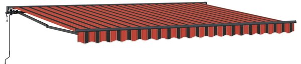 Električna retraktabilna tenda Narančasta, Crna, Žuta, Antracit - Antracit / 4 × 3,5 m